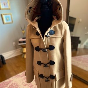 Burberry Wool Pea Coat. NWT. Beautiful